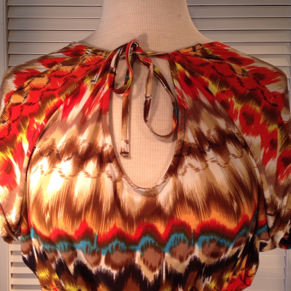 Women's blouse small/medium win win multicolored